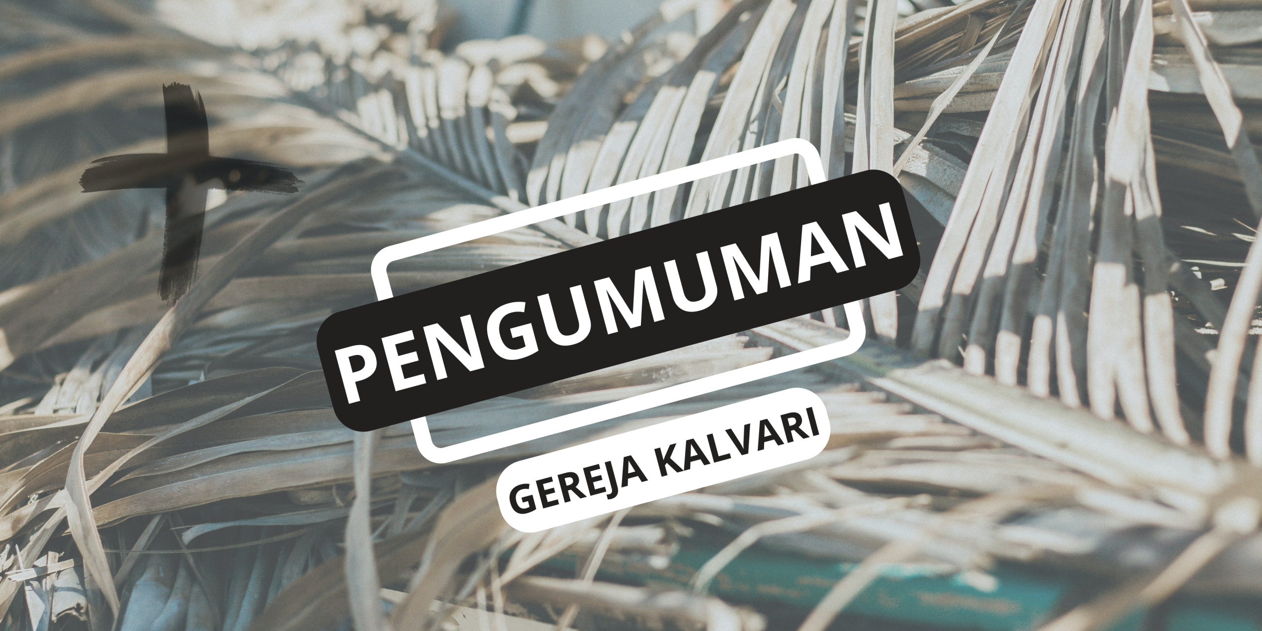 pengumuman gereja kalvari