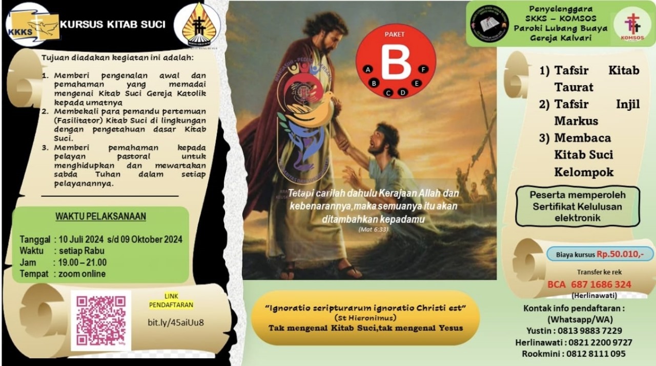 Kursus Kitab Suci Paket B