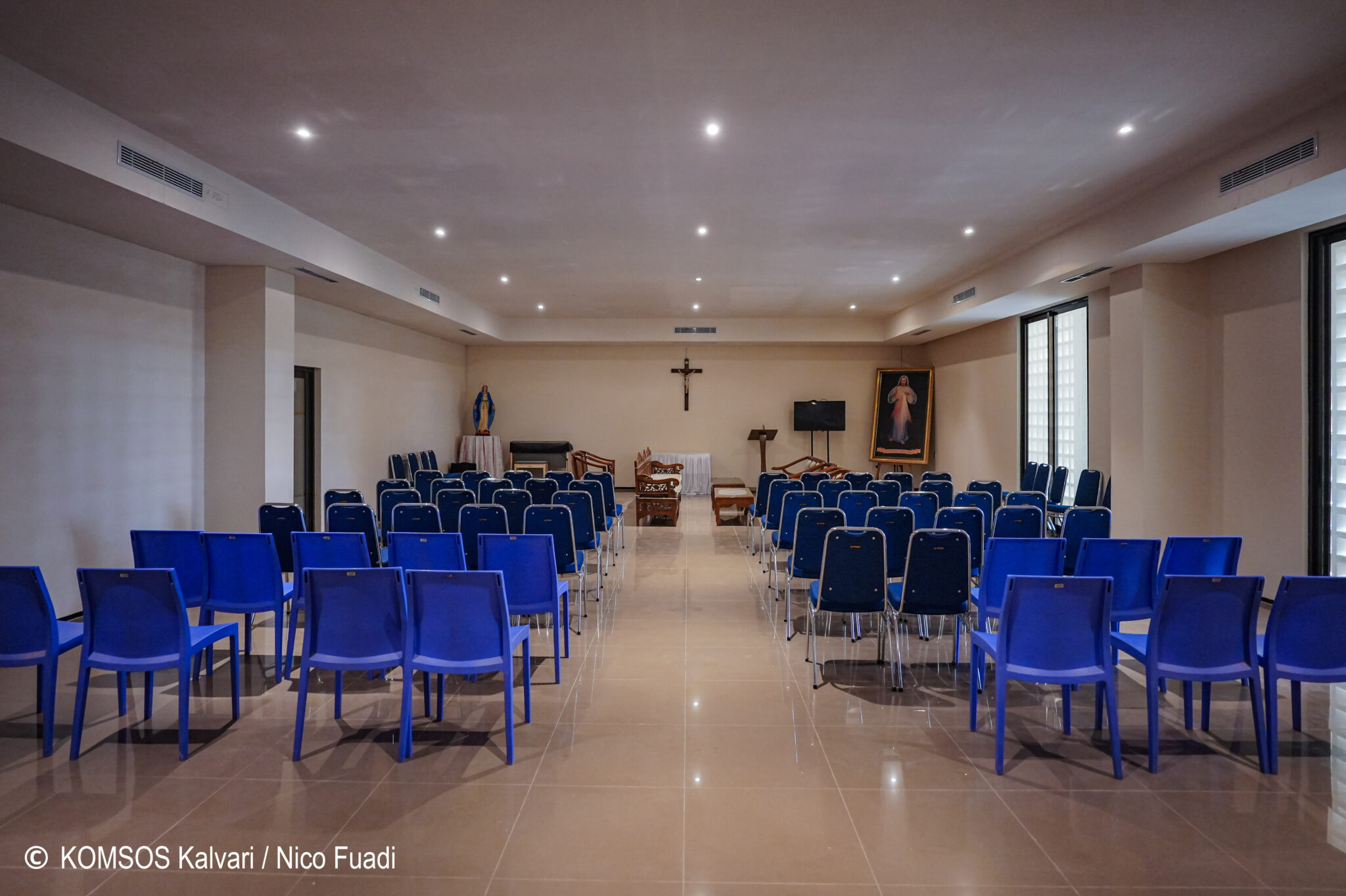 Kalvari Nagar Aula Benedectus - Gereja Kalvari Lubang Buaya
